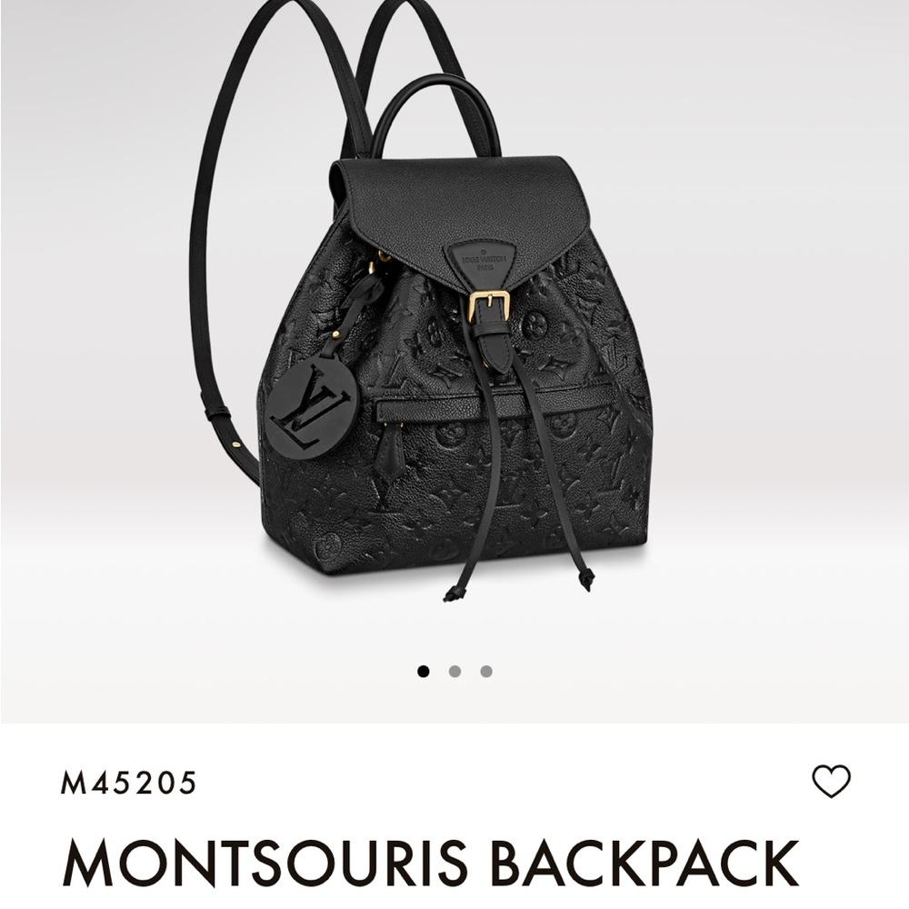 Like new barely used Montsouris Backpack from Louis Vuitton!